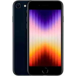Apple iPhone SE 3. Generation (2022) 64GB Generalüberholt, Handy (Mitternacht, iOS)