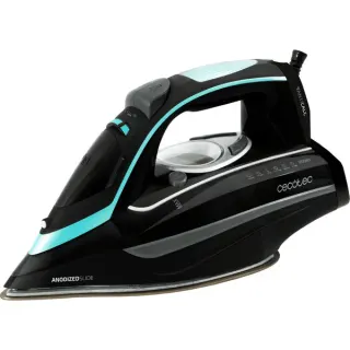 Cecotec 3D ForceAnodized 750 Smart, Dampfbügeleisen (schwarz/hellblau)