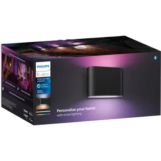 Philips HUE White & Color Ambiance Dymera Wandleuchte, LED-Leuchte (schwarz)