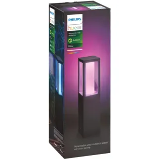Philips HUE White & Color Ambiance Impress Outdoor Sockelleuchte, LED-Leuchte (schwarz)