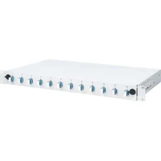 Digitus LWL Spleißbox, bestückt, LC, OS2 (grau)