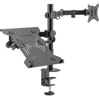 Digitus Single Monitorhalterung & Notebookhalterung (schwarz (matt))
