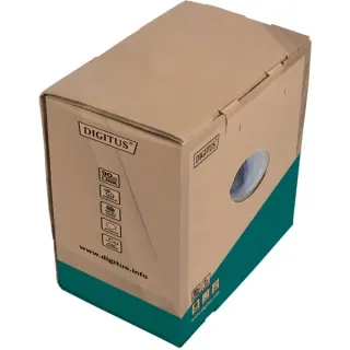 Digitus Professional Cat.6 U/UTP Verlegekabel simplex, Dca (violett, 305 Meter Easy Pull Box)