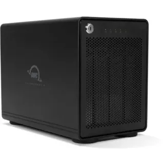 OWC ThunderBay 4 - RAID 5, Laufwerksgehäuse (schwarz, 4-Bay Storage Enclosure mit Dual Thunderbolt 3 Ports)