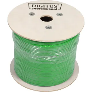 Digitus Professional Cat.8.2 S/FTP Verlegekabel simplex, Dca (grün, 500 Meter Trommel)