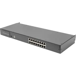 Digitus KVM Switch CAT 5 16-Port, KVM-Switch (schwarz)