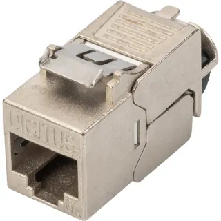 Digitus CAT 6A Keystone Modul, geschirmt mit Kabelmanager 24 Stk, Keystone-Modul