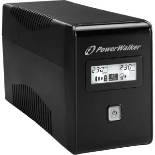 BlueWalker PowerWalker VI 650 LCD, USV (schwarz, Retail)