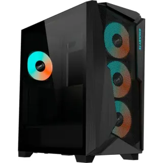 GIGABYTE C301 G V2 , Tower-Gehäuse (schwarz, Tempered Glass)