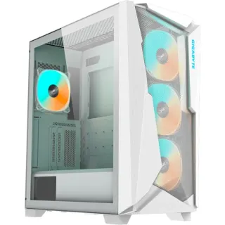 GIGABYTE C301 GW V2 , Tower-Gehäuse (weiß, Tempered Glass)