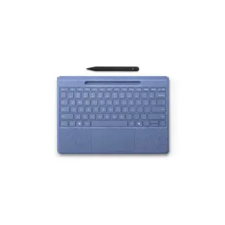 Microsoft Surface Pro 13-Zoll-Keyboard mit Slim Pen, Tastatur (hellblau, DE-Layout)