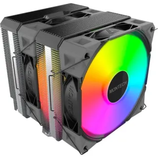 Montech NX600 ARGB, CPU-Kühler (schwarz, 120 mm)