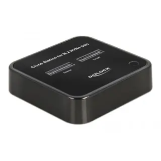 DeLOCK USB 3.0 Docking- und Klonstation 2 x M.2 NVMe, Dockingstation (schwarz, M.2 SSD)