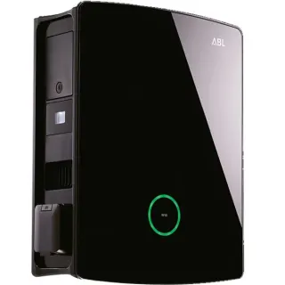ABL E-Mobility Wallbox eM4 Twin, Extender reev ready, 22kW (schwarz, 3-phasig, WLAN, Bluetooth, LTE, MID-Energiezähler)