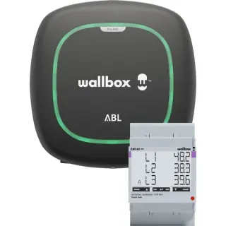 ABL E-Mobility Wallbox Pulsar Dienstwagen Bundle 11kW, mit Ladekabel (schwarz, 3-phasig, WLAN, Bluetooth, MID-Energiezähler)
