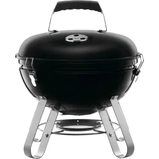 Napoleon Holzkohle Kugelgrill NK14K-LEG-3, Holzkohlegrill (schwarz, Ø 37cm)