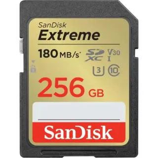 SanDisk Extreme 256 GB SDXC, Speicherkarte (UHS-I U3, Class 10, V30)