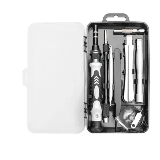 Digitus Feinmechaniker Schraubendreher Set, Bit-Satz (schwarz/transparent, 115-teilig)