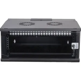 Digitus Netzwerk-Set SOHO Pro 19" 540x400 mm (BxT), IT-Schrank (schwarz, unmontiert, 4 Höheneinheiten)