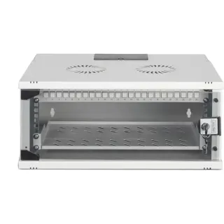 Digitus Netzwerk-Set SOHO Pro 19" 540x400 mm (BxT), IT-Schrank (hellgrau, unmontiert, 4 Höheneinheiten)