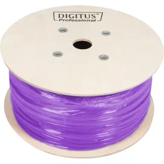 Digitus Professional Cat.6 F/UTP Verlegekabel simplex, Eca (violett, 305 Meter Trommel)