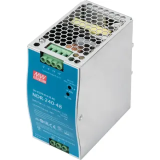 Digitus Industrielles Netzteil, 48V DC, 240 Watt (silber/blau, zur Hutschienenmontage)