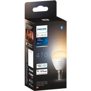Philips HUE White Ambiance E14 - Smarte Lampe Tropfenform - 470, LED-Lampe