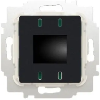 Busch-Jaeger Raumtemperaturregler Einsatz Typ 1094 USITA-Bluetooth mit Display und Touchbedienung, Heizungsthermostat (edelstahl, Retail)