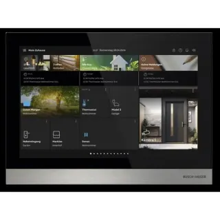 Busch-Jaeger IP touch 10 Zoll LAN und Wireless Local Area Network Innenstation für Türkommunikation (schwarz, Retail)