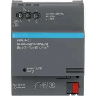 Busch-Jaeger Spannungsversorgung 640 Milliampere Typ 6201/640.1 für Busch-free@home System, Stromversorgung (Retail)