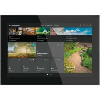 Busch-Jaeger SmartTouch 10 Zoll Touchpanel Unterputz Melde- und Bedientableau ST/U10.1.11-825 (schwarz (matt), Retail)