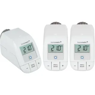 Homematic IP Smart Home Heizkörperthermostat Basic (HmIP-eTRV-B), Heizungsthermostat (weiß, 3er Bundle)