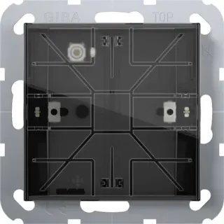 Gira Tastsensor 4 Standard einfach für KNX mit Inbetriebnahme-Wippe und Raumthermostat (Retail)