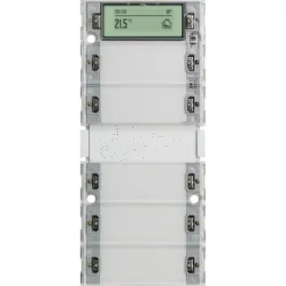 Gira Tastsensor Drei Plus fünffach für KNX mit Inbetriebnahme-Wippe (Retail)