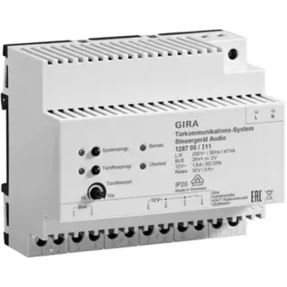 Gira Steuergerät Audio Bussystem, Regelgerät, 6 Teilungseinheiten, Typ 128700 (Retail)