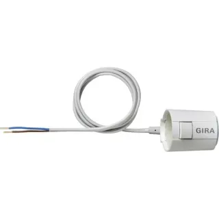 Gira Thermischer Stellantrieb 230 Volt zur Betätigung von Heizungsventilen, Typ 216900 (Retail)