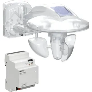 Gira Wettersensor und Wetterzentrale für KNX, Typ 514600, Montageart REG, Wetterstation (Retail)