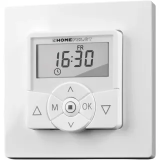 HOMEPILOT Zeitschaltuhr premium lite (weiß, für Rollladenmotoren)