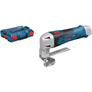 Bosch Professional Akku-Blechschere GSC 12V-13 Professional solo, 12Volt (blau/schwarz, ohne Akku und Ladegerät, in L-BOXX)