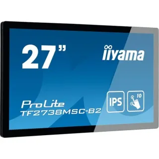 iiyama TF2738MSC-B2, LED-Monitor (68.6 cm (27 Zoll), schwarz, FullHD, IPS, Touchscreen, HDMI)