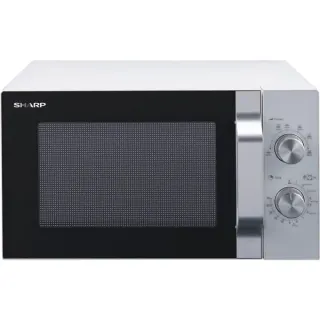 SHARP R204WA, Mikrowelle (weiß/silber)