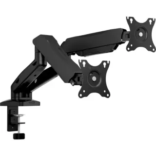 ICY BOX Monitorhalterung IB-MS204-T (schwarz, für 2 Monitore bis 32" (81cm), B-Ware)
