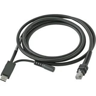 Zebra USB-Verbindungskabel CBA-U42-S07PAR (schwarz, 2,1 Meter, gerade)