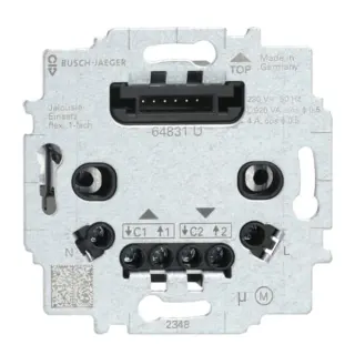 Busch-Jaeger Jalousie-Einsatz flex Typ 64831 U, Unterputz, 3-Leiter-Anschlusstechnik, 230 Volt, Schalter (Retail)