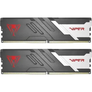 Patriot DIMM 32 GB DDR5-5600 (2x 16 GB) Dual-Kit, Arbeitsspeicher (schwarz/weiß, PVV532G560C36K, Viper Venom, INTEL XMP)