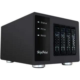 HighPoint SSD6444 4x Port zu PCIe 3.0 x16 NVMe RAID Gehäuse, Laufwerksgehäuse