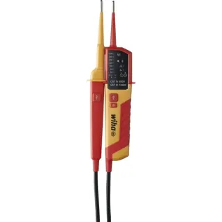 Wiha Spannungs- und Durchgangsprüfer 45216, Messgerät (rot/gelb, 12 - 1.000 V AC)