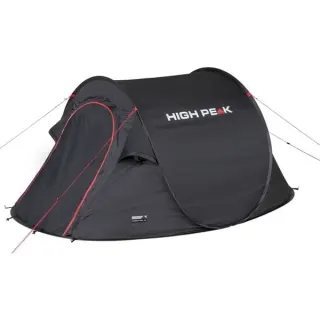 High Peak Wurfzelt Vision 3 (schwarz, freistehend)