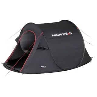 High Peak Wurfzelt Vision 2 (schwarz, freistehend)