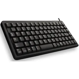 CHERRY Compact-Keyboard G84-4100, Tastatur (schwarz, US-Layout, Cherry Mechanisch)